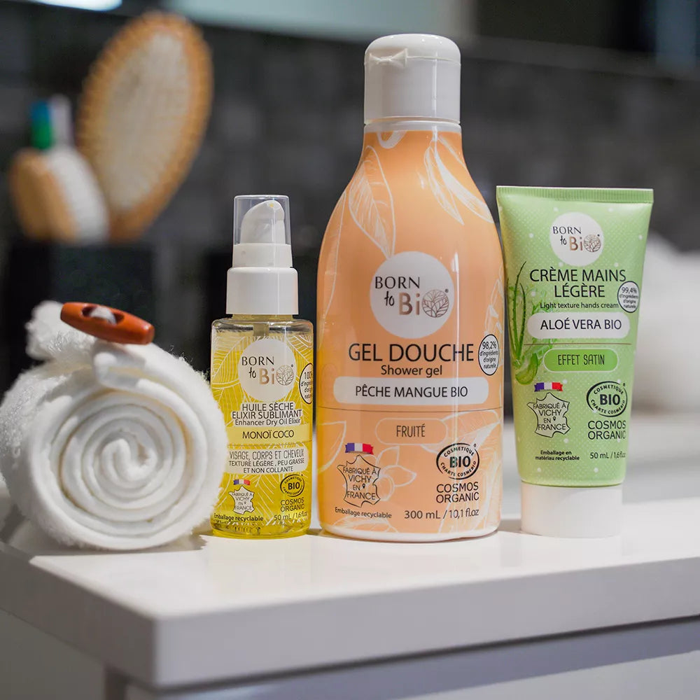 Gel Douche Pêche Mangue - Certifié Bio