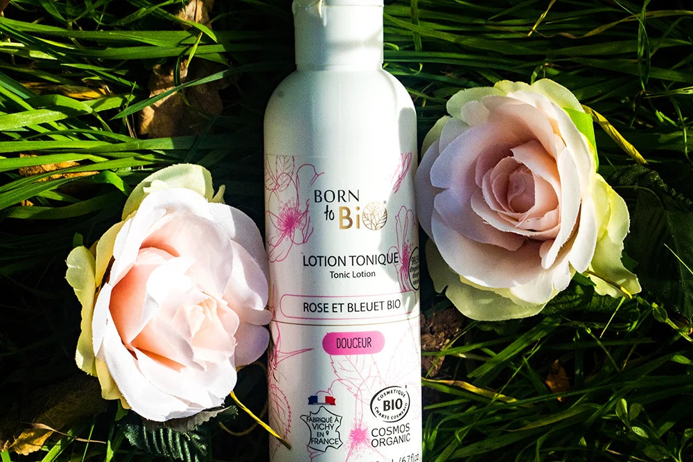 Rose and Cornflower Tonic Lotion - Certified organic